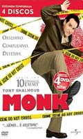 Monk Segunda Temporada Box 4 Dvds
