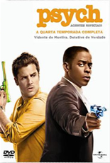 Psych Agentes Especiais Quarta Temporada Box 4 Dvds