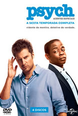 Psych Agentes Especiais Sexta Temporada Completa (box 4 Discos)